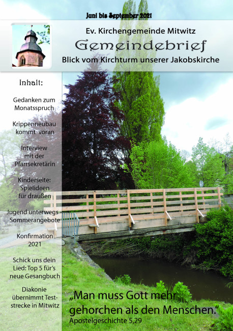 Titel Gemeindebrief Juni 2021